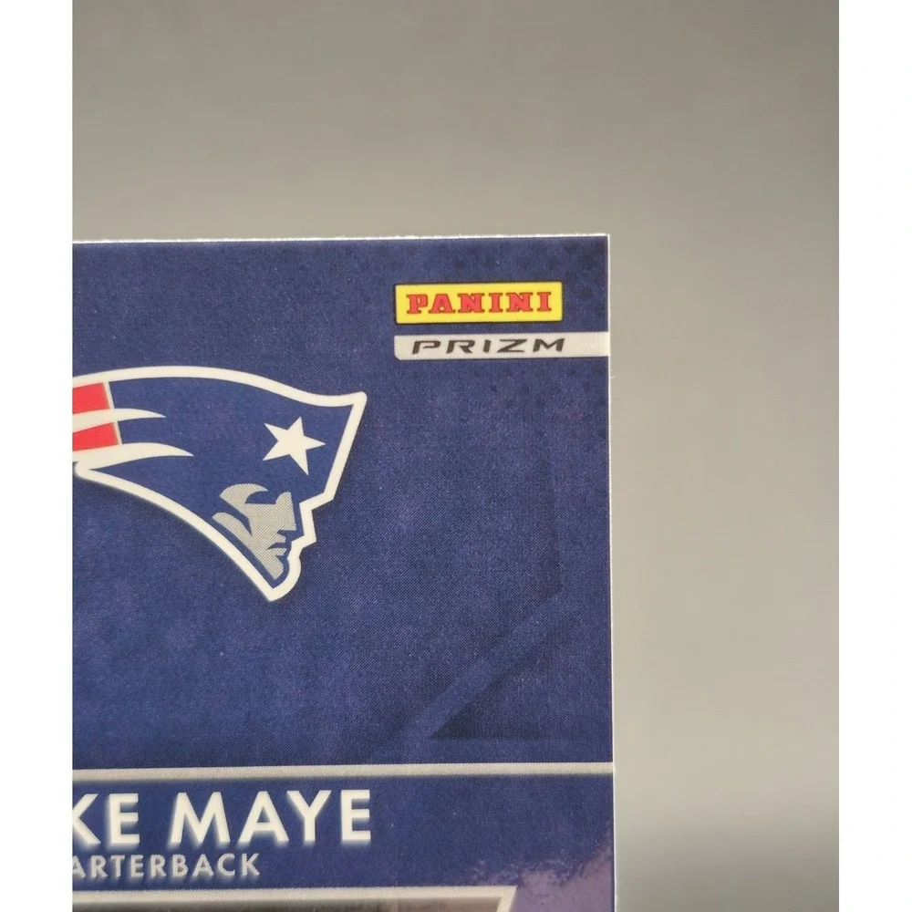 2025 Prizm Drake Maye‎ #8 Throwback No Huddle Disco Silver Prizm Patriots